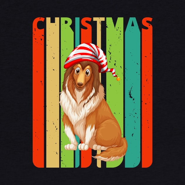 Colourful Christmas Dog by MadebyTigger